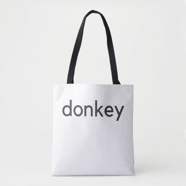 donkey-mörk tygkasse (Framsida)