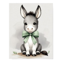 Donkey Nursery Wall Art