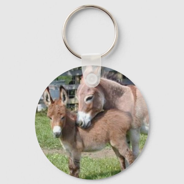 Donkey och Baby Nyckelring (Framsida)