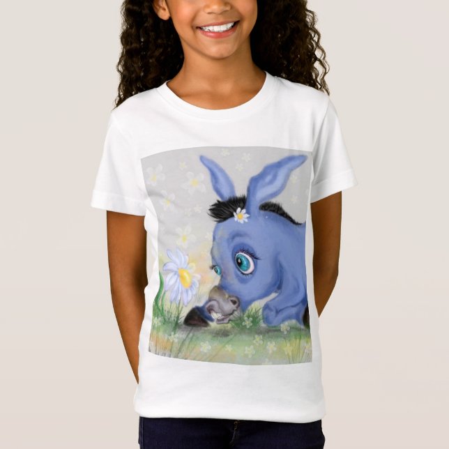 Donkey och Daisy Funny T-Shirt (Framsida)