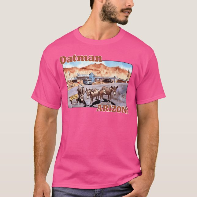Donkey of Oatman Arizona T Shirt (Framsida)