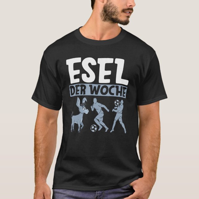 Donkey of the Week Donkey with Sunglasses and Fo T Shirt (Framsida)