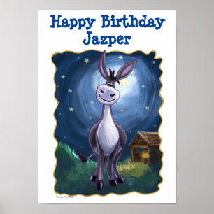 Donkey Party Centre Poster