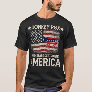 Donkey pox, sjukdomen förstör america lustig. t shirt