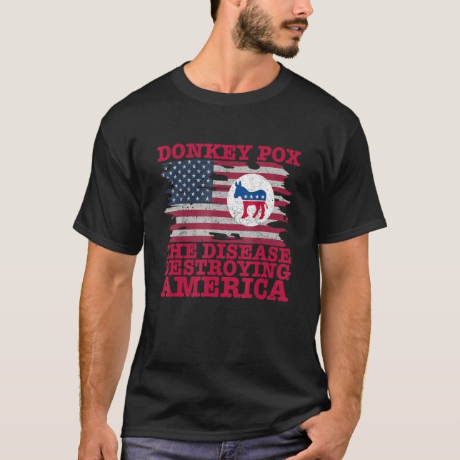 Donkey Pox underligt kopplar den avlidna koppeln f T Shirt (Framsida)