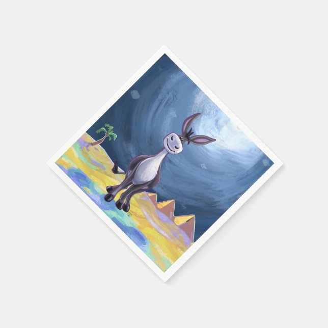 Donkey-presentationer och tillbehör pappersservett (Hörn)