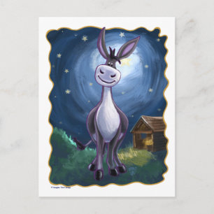 Donkey-presentationer och tillbehör vykort