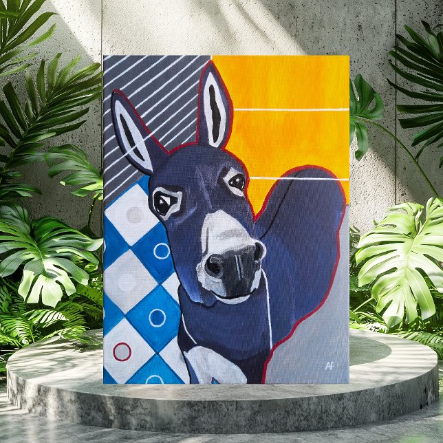 Donkey Punch Painting by Alfred Fox Canvastryck (Skapare uppladdad)