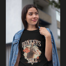 Donkey Rule - Donkey Älskare T Shirt