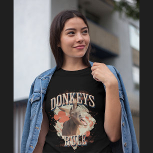 Donkey Rule - Donkey Älskare T Shirt