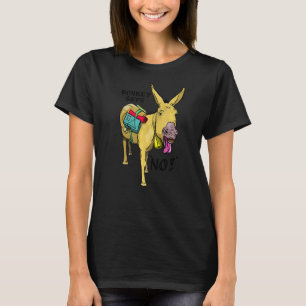 Donkey säger ingen envis mule t shirt