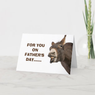 DONKEY SAYS HEE HAW ENJOY FARS DAG (ANY MAN) KORT