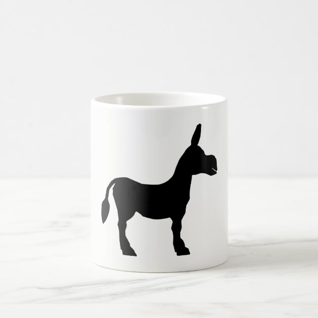 Donkey Silhouette Kaffemugg (Center)