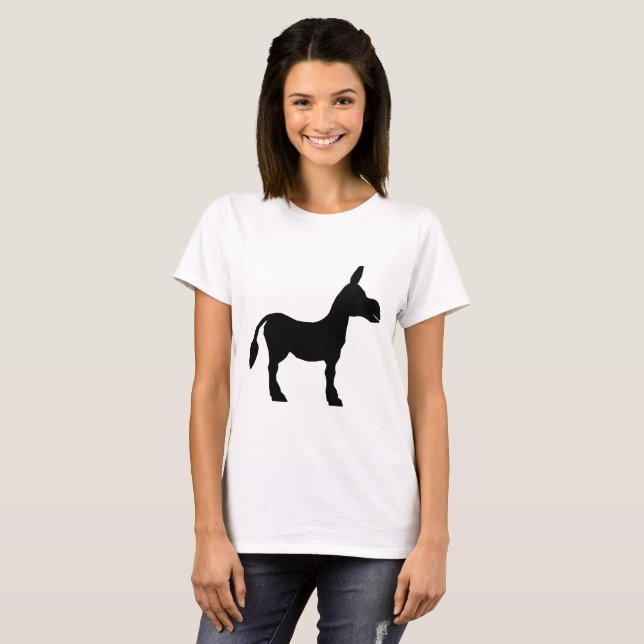 Donkey Silhouette Tröja (Hel framsida)