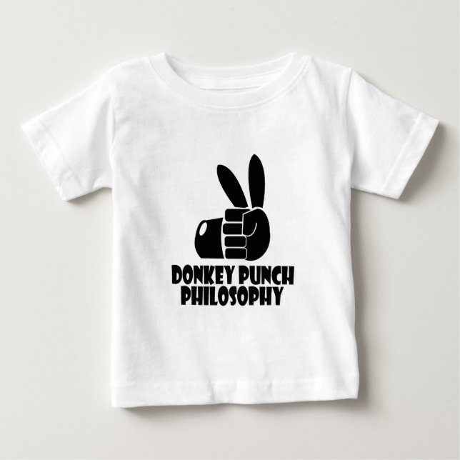 Donkey Slår filosofi T-shirt (Framsida)