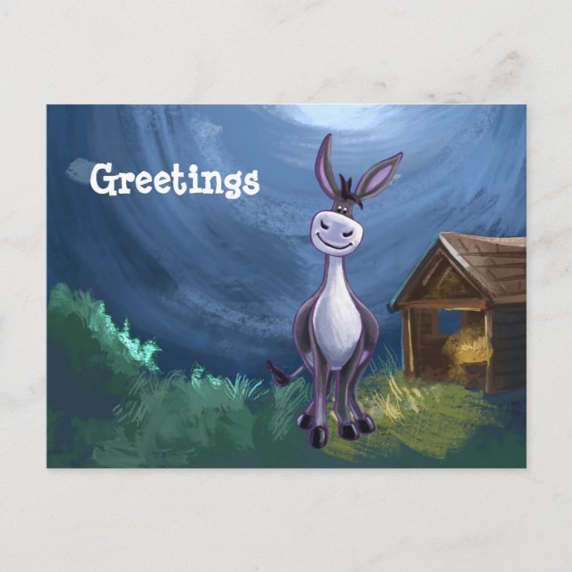 Donkey Stationery Vykort (Framsida)