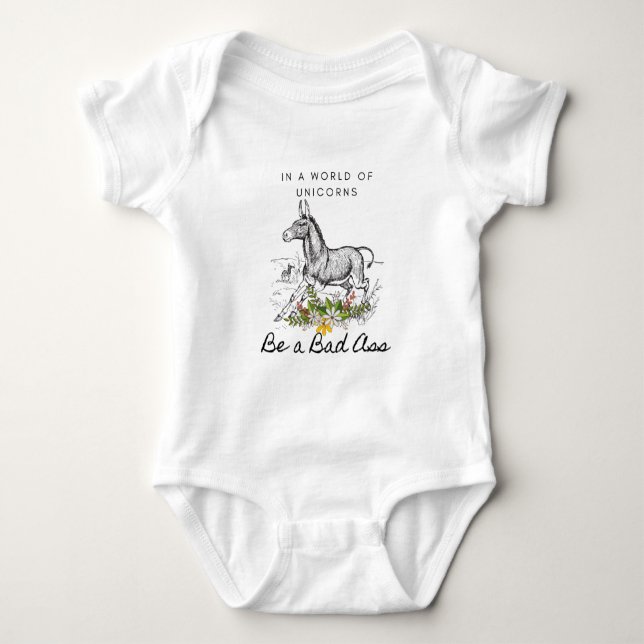 Donkey t-shirt, långärmad-donkey-tröja t shirt (Framsida)