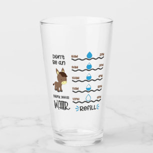 Donkey Vatten Time/Measurement Glass Glaskopp