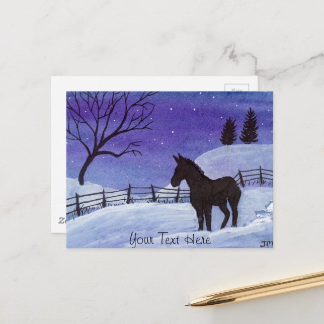 Donkey Vykort (Fram/Back In Situ)