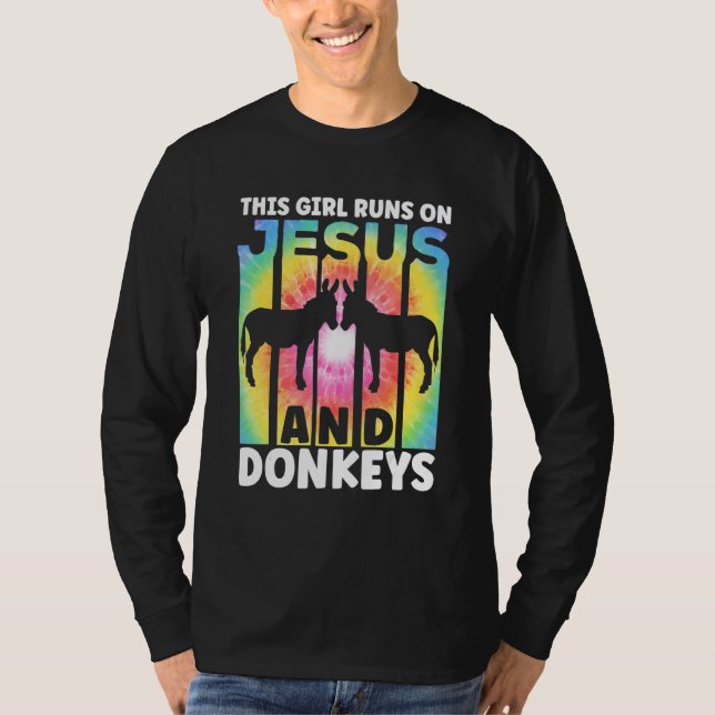 Donkeys Apparel for Donkey Lover Accessories for G T Shirt (Framsida)