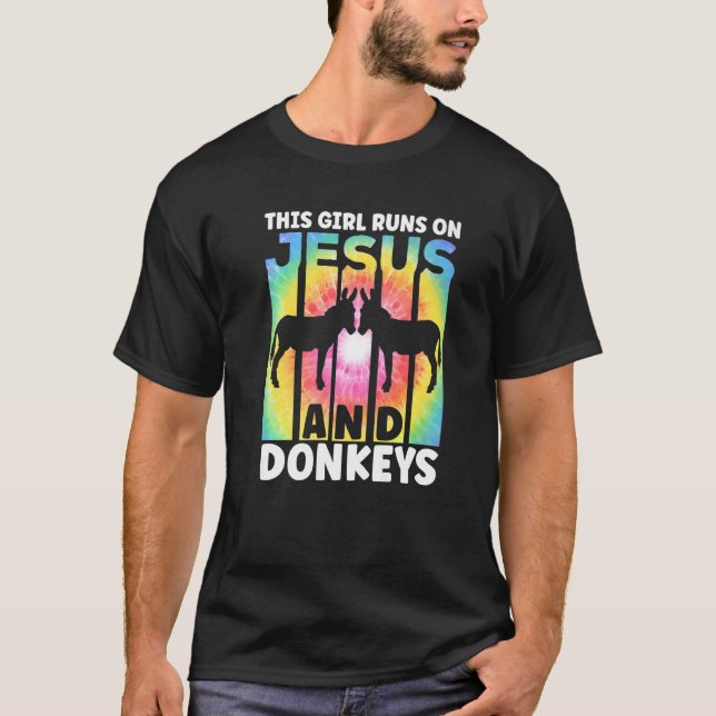 Donkeys Apparel for Donkey Lover Accessories for G T Shirt (Framsida)
