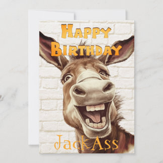 Donkey's Funny Birthday Julkort
