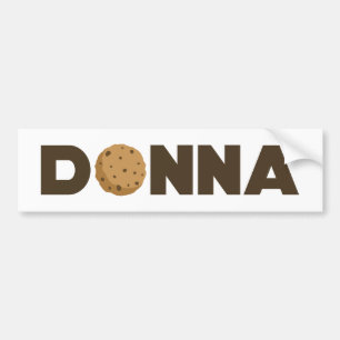 Donna cookie-klistermärke bildekal