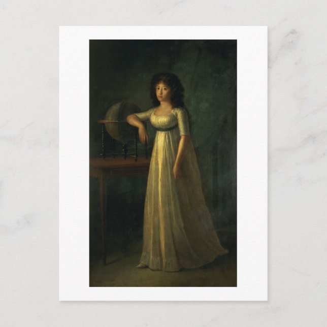 Donna Joaquina Tellez-Giron, dotter till Duke Vykort (Framsida)