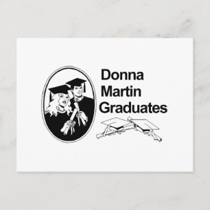 DONNA MARTIN UTGÅNGAR MEDDELANDE VYKORT