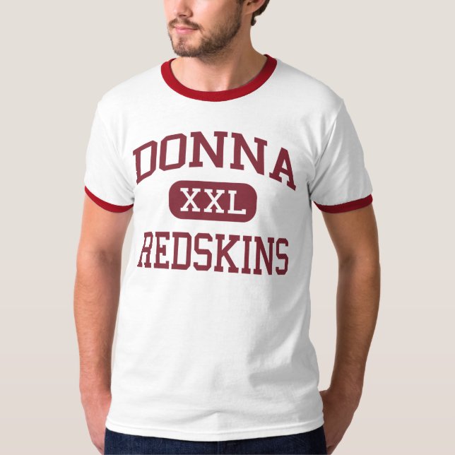 Donna - Redskins - Donna högstadium - Donna Texas Tee (Framsida)