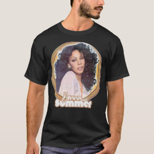 Donna Summer Retro Stil Fläkt Art Design4 T Shirt