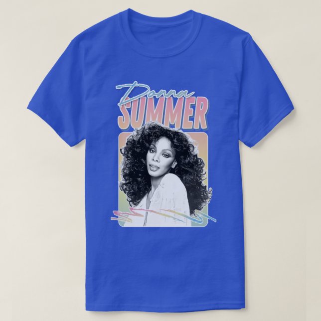 Donna Summer Retro Stil Fläkt Art Design9 T Shirt (Design framsida)
