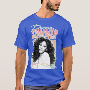 Donna Summer Retro Stil Fläkt Art Design9 T Shirt