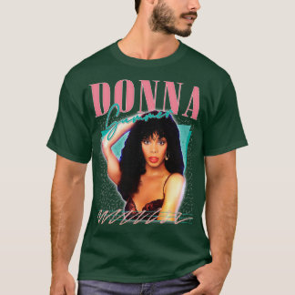 Donna Summer Retro Stil Fläkt Art Design 2 T Shirt