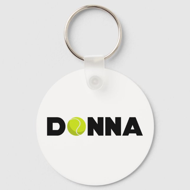 Donna Tennis Nyckelring (Framsida)