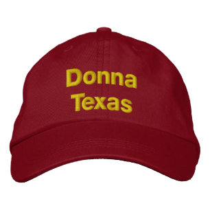Donna Texas Broderad Keps