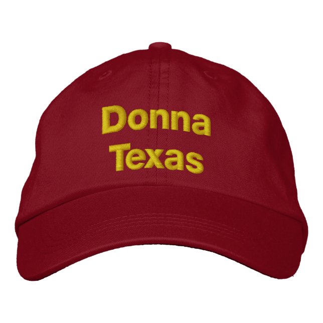 Donna Texas Broderad Keps (Framsida)