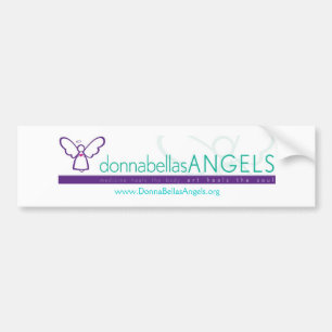 DonnaBellas Änglar Bumper Sticker Bildekal