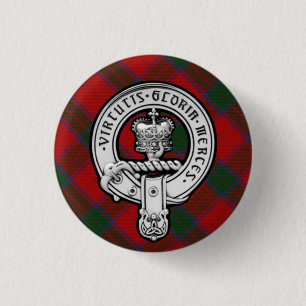Donnachaidh (Robertson) Red tartan Vapensköld Bad Knapp