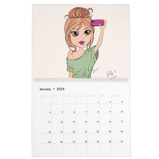 Donna's Whimsical Art II Kalender (Jan 2026)