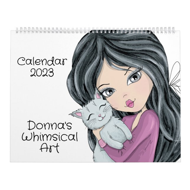 Donna's Whimsical Art Kalender (Omslag)
