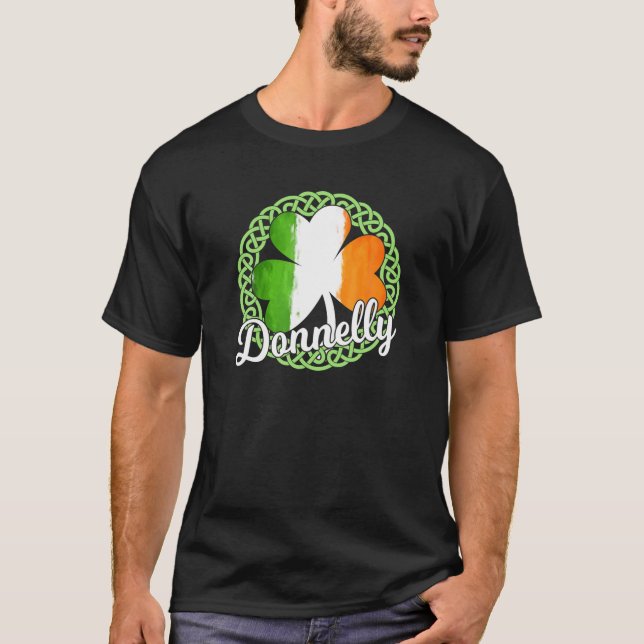 Donnelly Irish Family Namn T Shirt (Framsida)