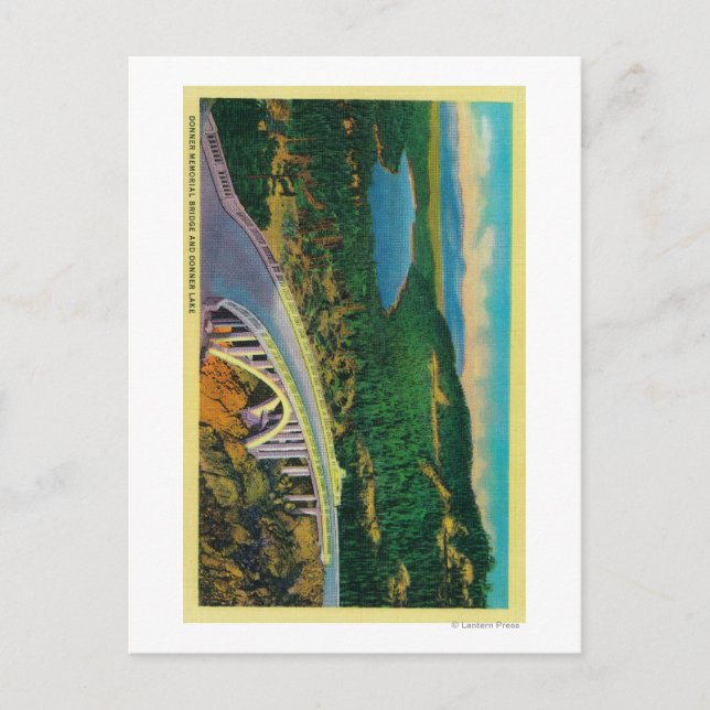 Donner Memorial Bridge och Vykort (Framsida)