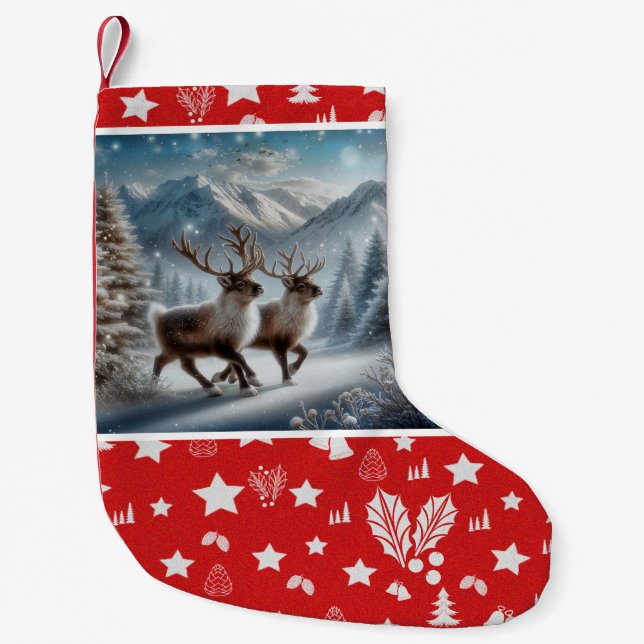 Donner och Blitzen julstrumpa (Framsidan)