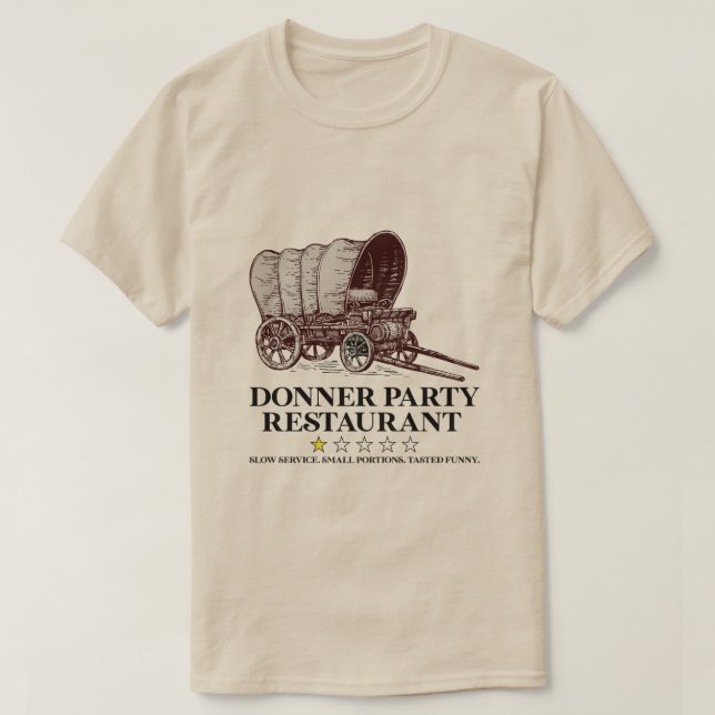 Donner Party Restaurang T Shirt (Design framsida)