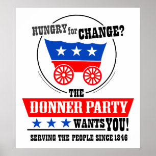 Donner partyaffisch poster