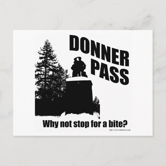 Donner Pass Vykort (Framsida)