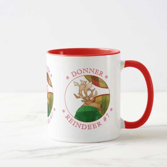 DONNER REN Röd Kombimugg Mugg (Höger)