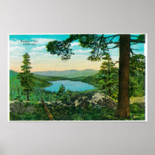 Donner Sjö, Kalifornien från Ridge Poster