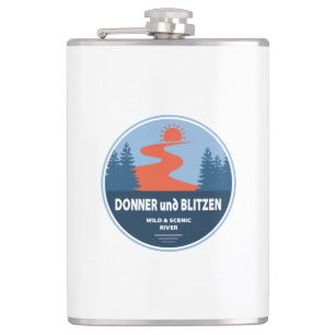 Donner und Blitzen-Vilden och floden Oregon Fickplunta